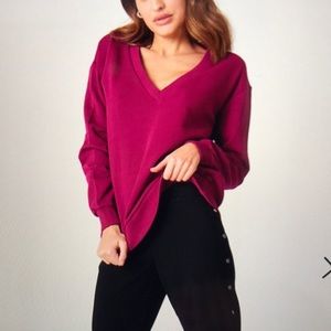 Beautiful 100% cotton oversized  V-Neck top